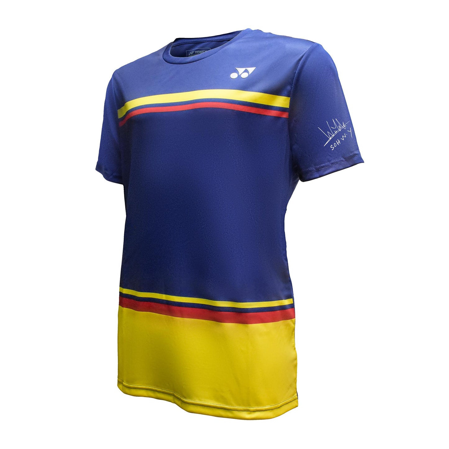 YONEX MENS ROUND T-SHIRT # RM-S092-1796-COC19-S BUTTERCUP L