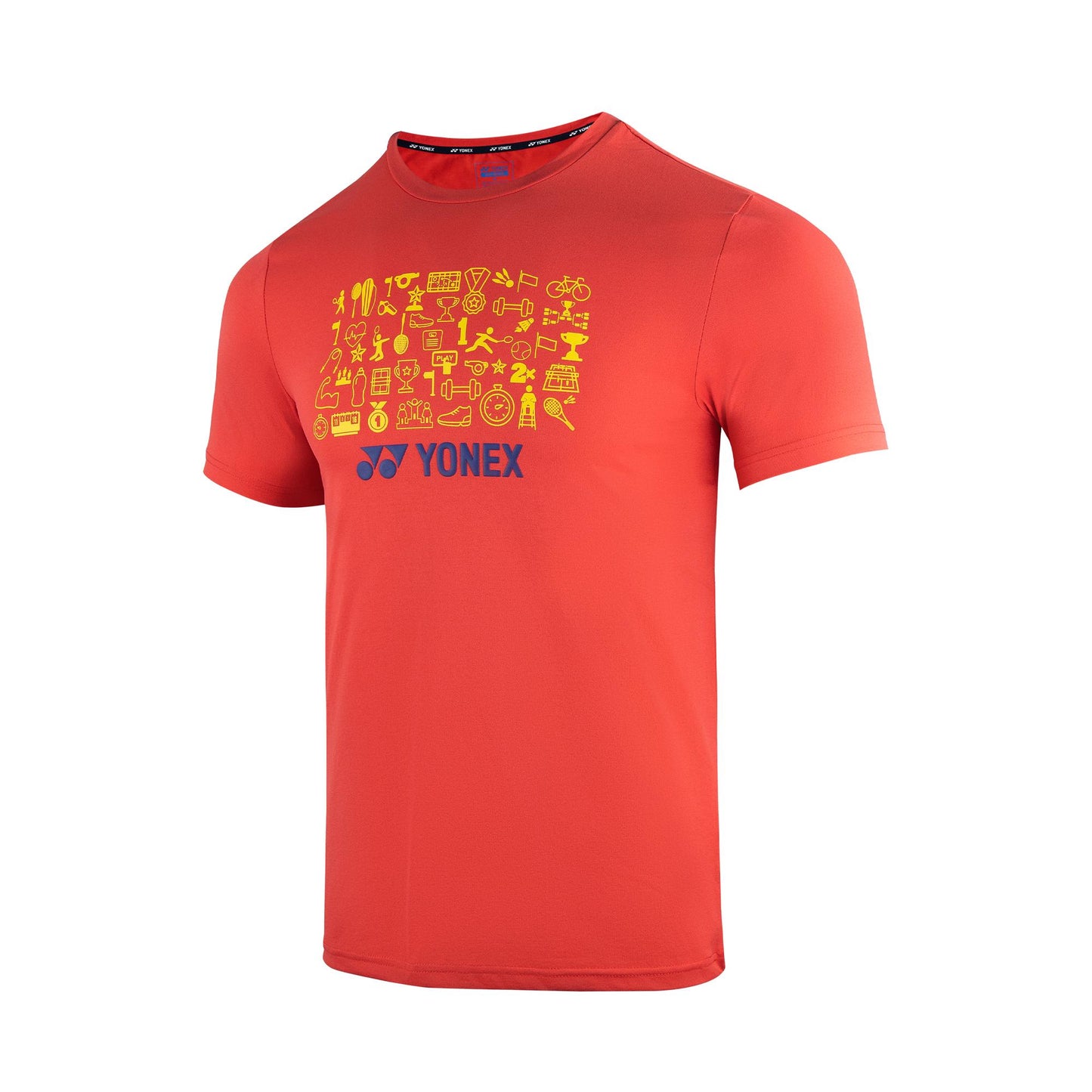 YONEX MEN ROUND NECK T-SHIRT # RM-S092-2327-PLAY3-S MAJOLICA