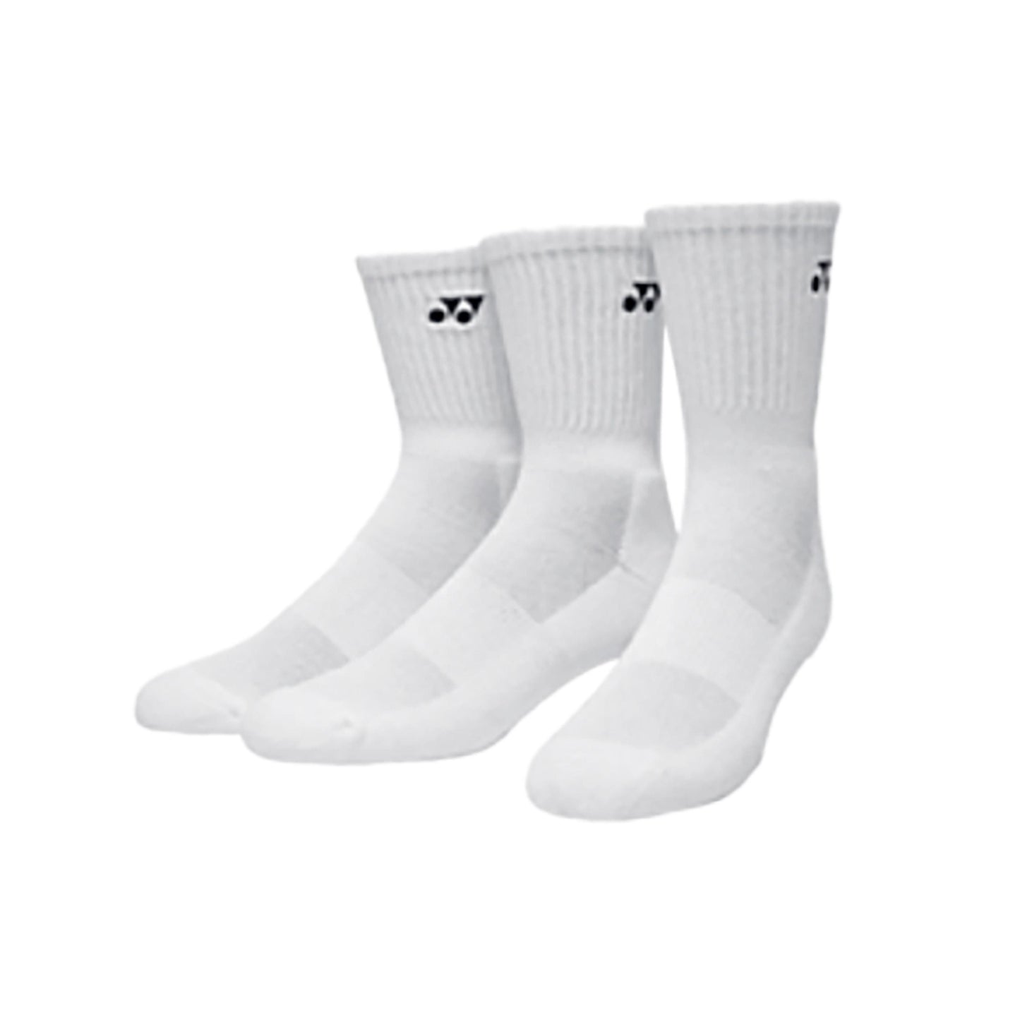 YONEX SPORT CREW SOCKS(3PAIRS) ##8422 WHITE L