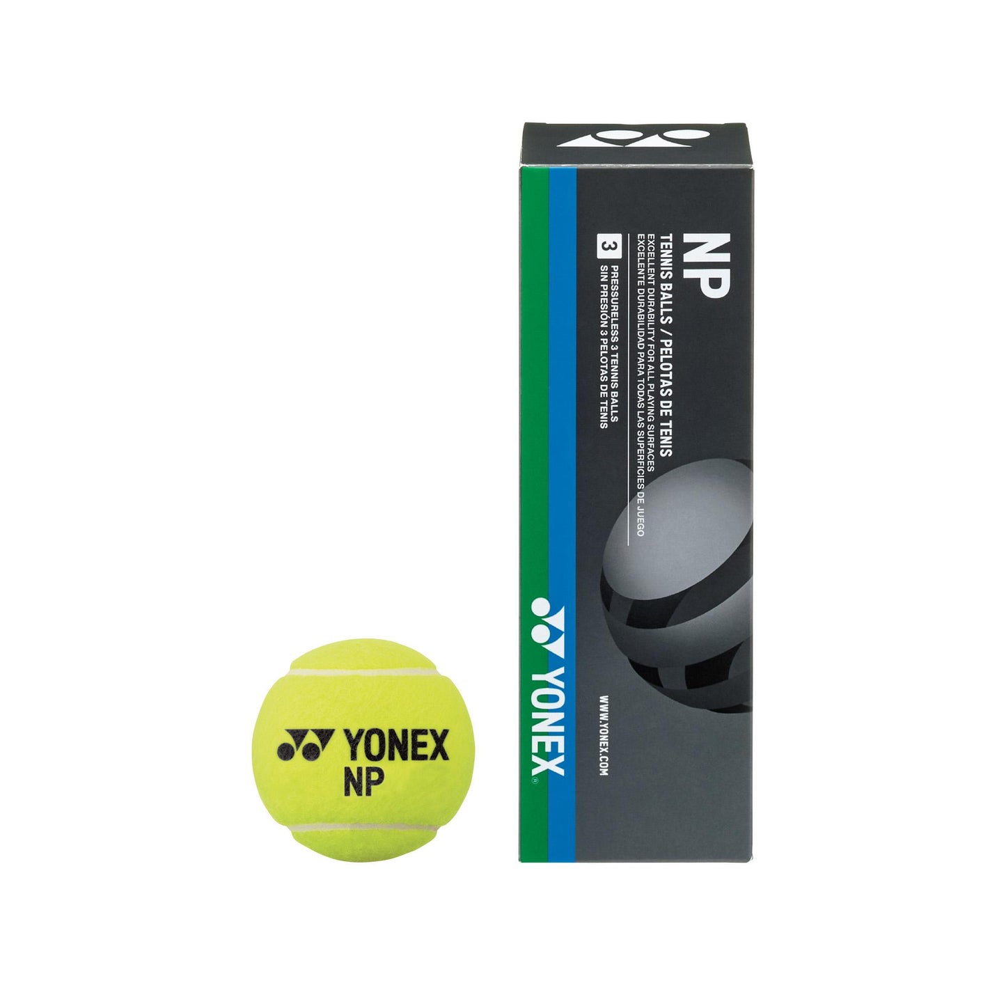 YONEX NP, NON-PRESSURIZED BALL Vinyl (1BAG=60BALLS) YELLOW