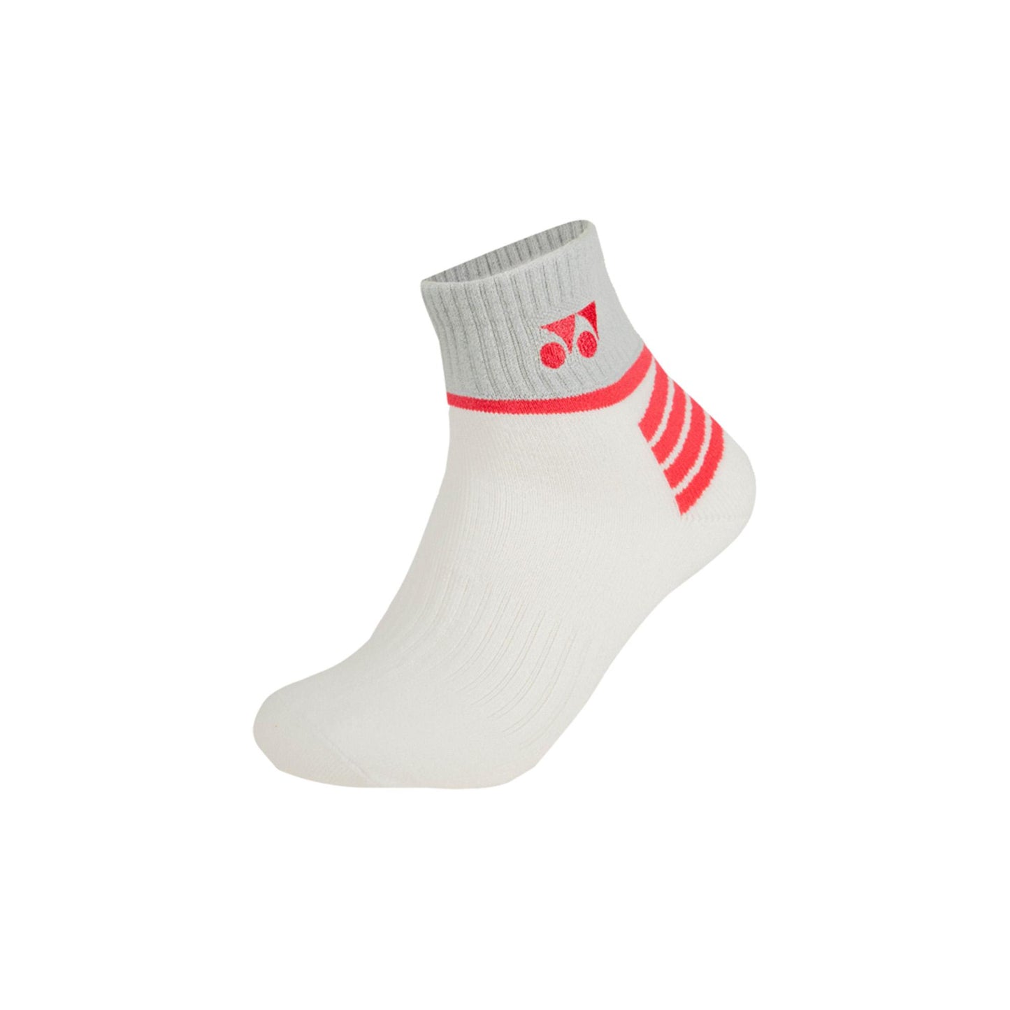 YONEX MEN'S SOCKS 3/4 REGULAR # SSM-1292-MP7-S GERANIUM PINK