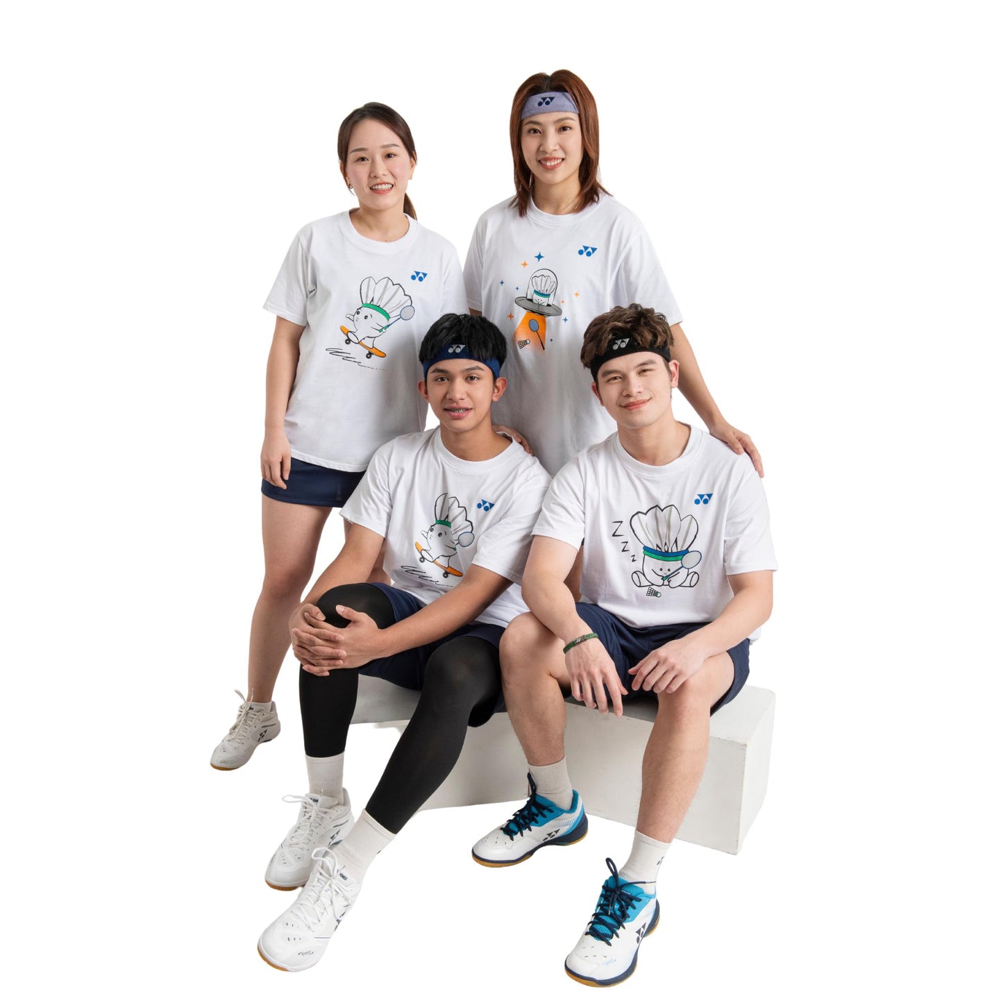 YONEX MENS ROUND NECK TEE # RM-J035-3099-MYMAS25-S WHITE 2XL