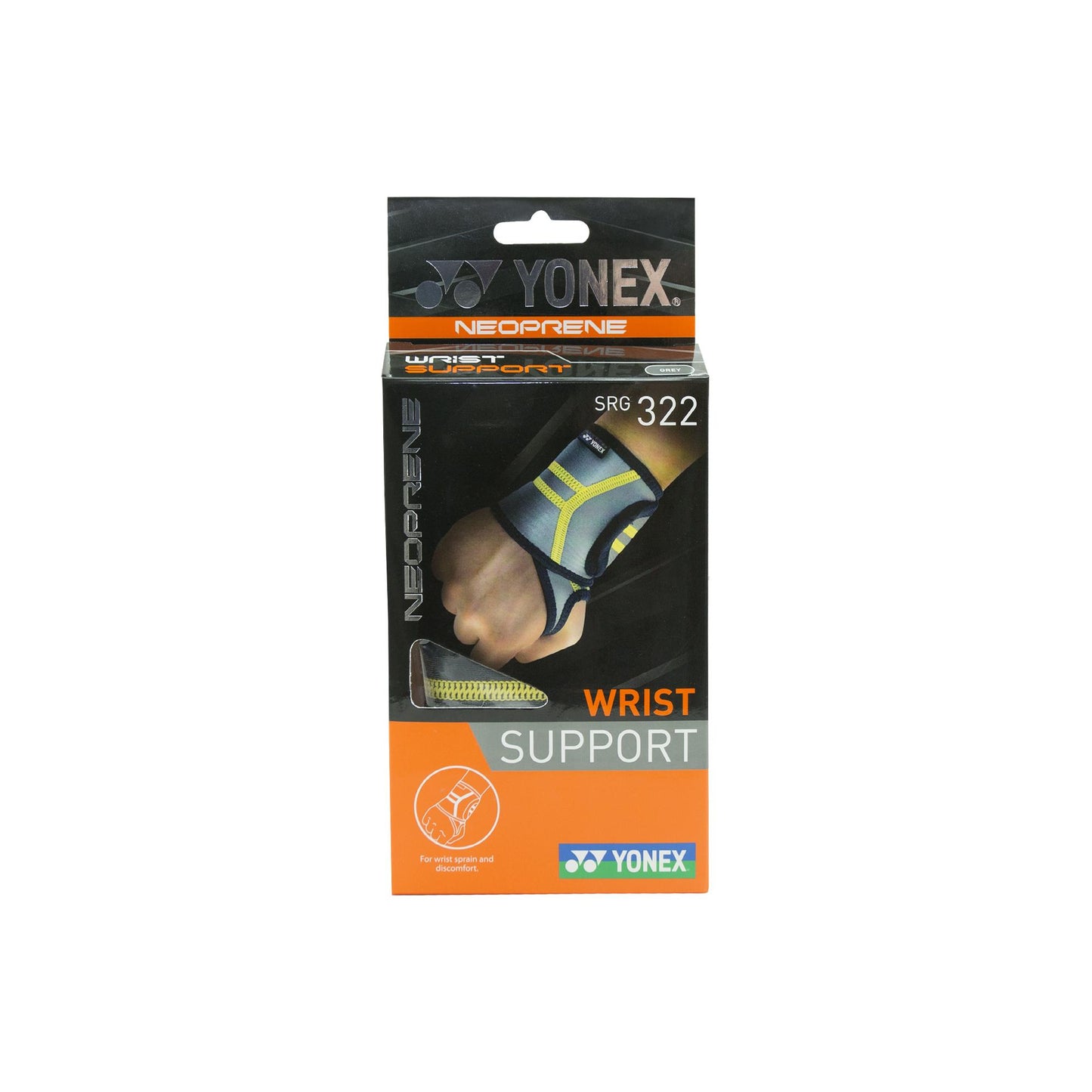 NEOPRENE WRIST SUPPORT # SRG322 GREY/BLACK L