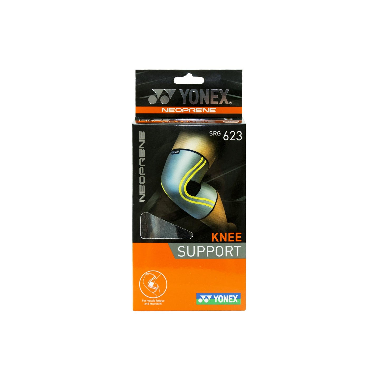 NEOPRENE KNEE SUPPORT # SRG623 GREY/BLACK L