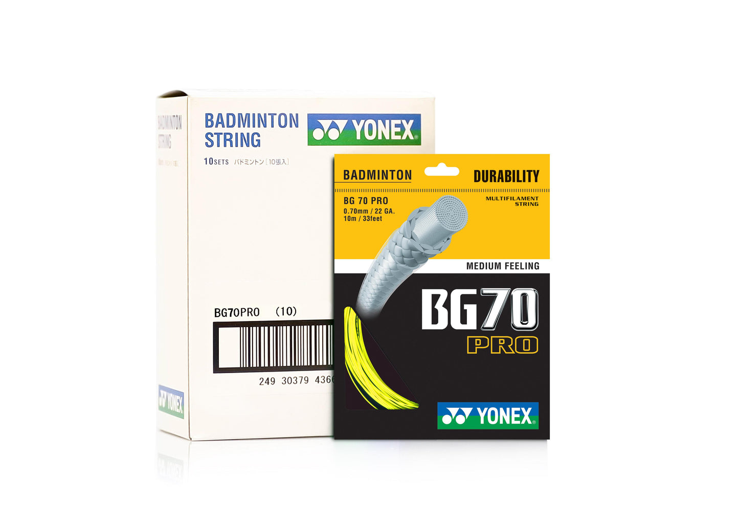 YONEX BADMINTON GUTS #BG-70-PRO BLACK ZZZZ