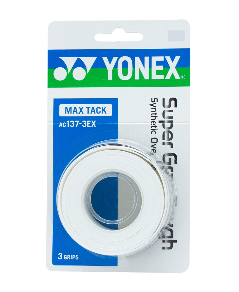 YONEX GRIPS - SUPER GRAP TOUGH(3WRAPS) # AC137-3EX BLACK ZZZ