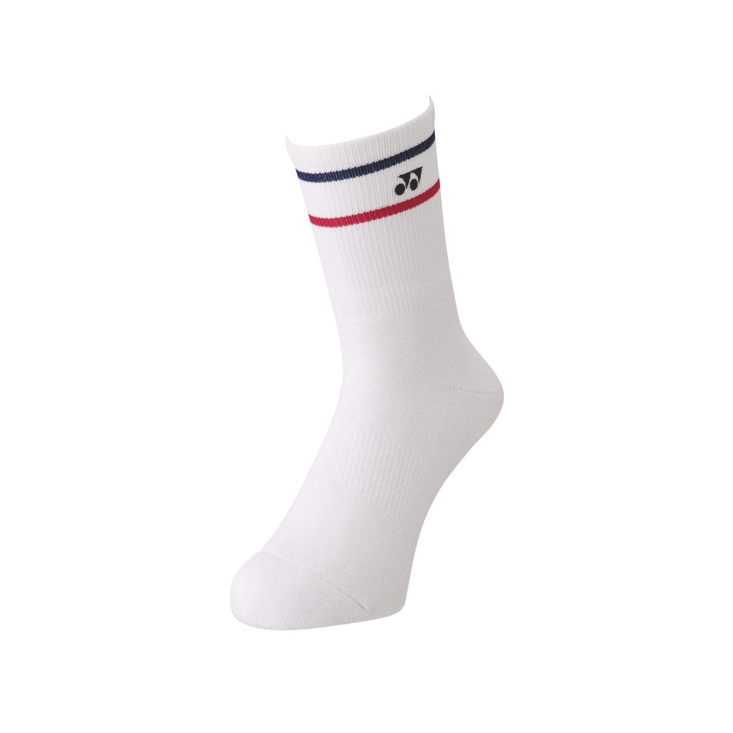 YONEX PERSONAL SPORT CREW SOCKS # 19172AYX WHITE GREEN L