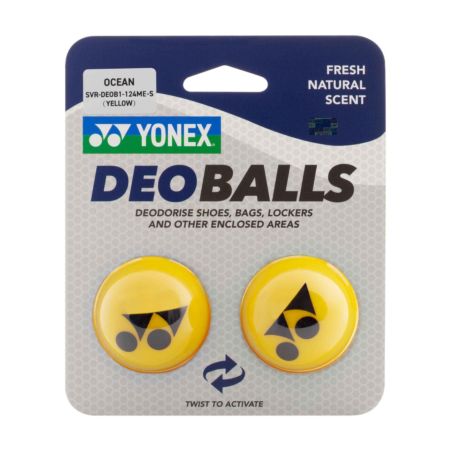 YONEX SHOES FRESHENER BALLS # SVR-DEOB1-124ME-S YELLOW