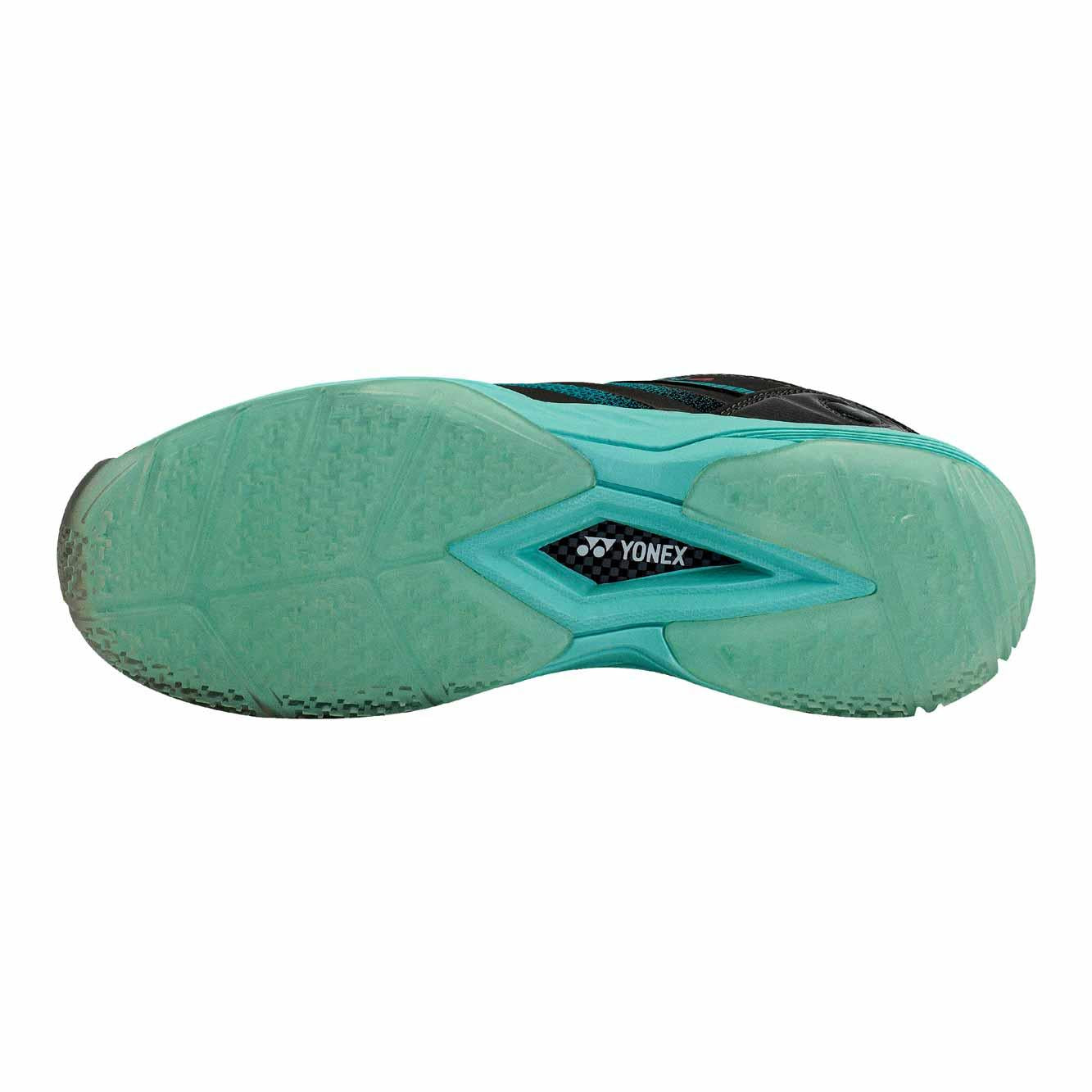YONEX MENS BADMINTON SHOES # AKAYU SUPER 4 BLACK/BRIGHT RED