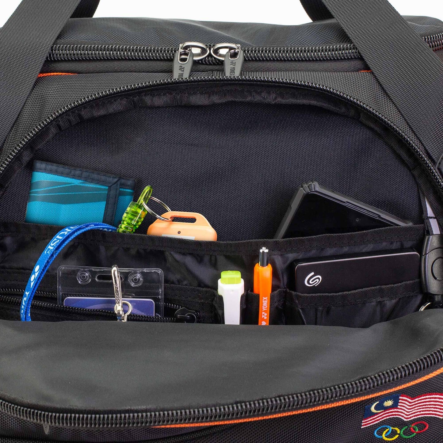 YONEX OCM ATHLETE DUFFEL BAG # DB-G021-D01AO-OCM22-S BLACK 2