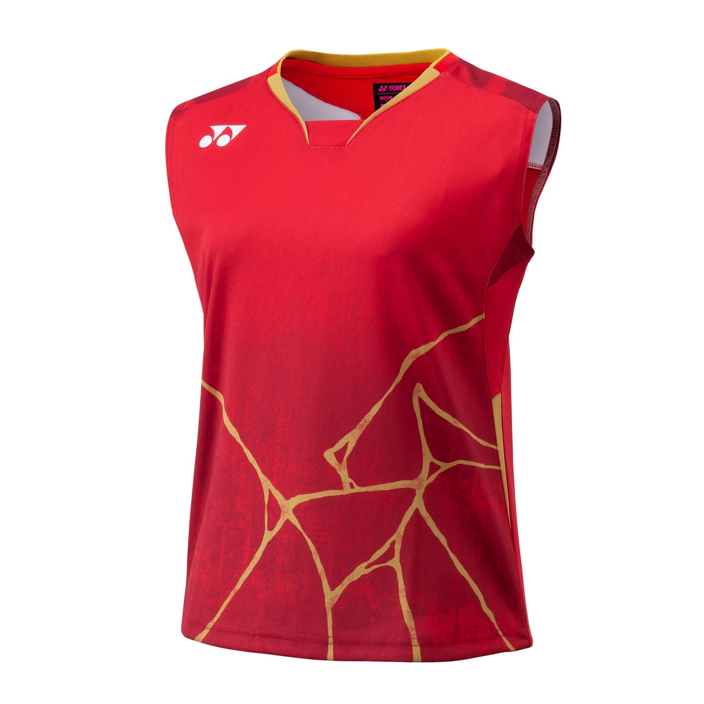 YONEX SLEEVELESS GAME SHIRT#20963YX BROWN 2XL
