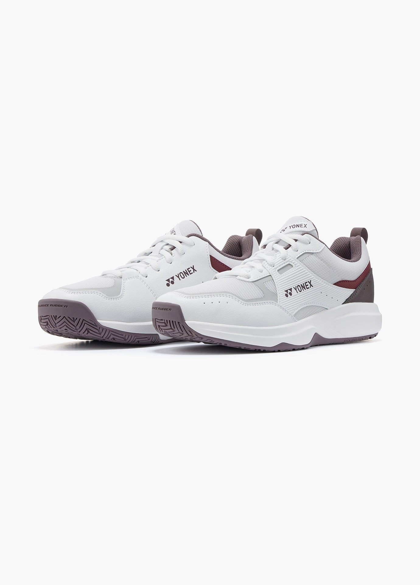YONEX LUMIO PRO MOVE CLASSIC SHOES # SHTPWAEX WHITE/BROWN 26