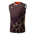 YONEX SLEEVELESS GAME SHIRT#10731YX BROWN 2XL