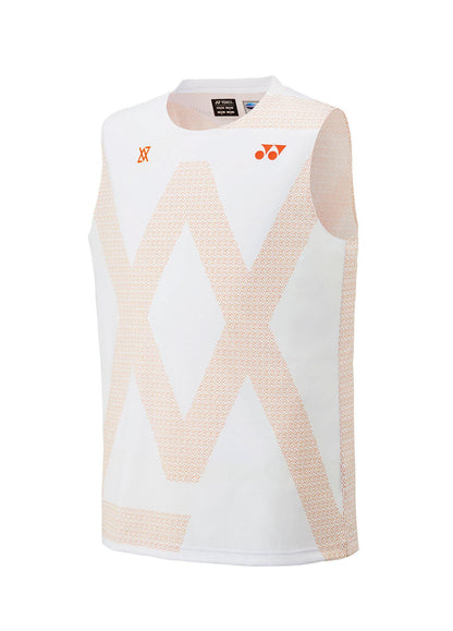 YONEX SLEEVELESS TOP # 10687YX FLASH ORANGE 2XL