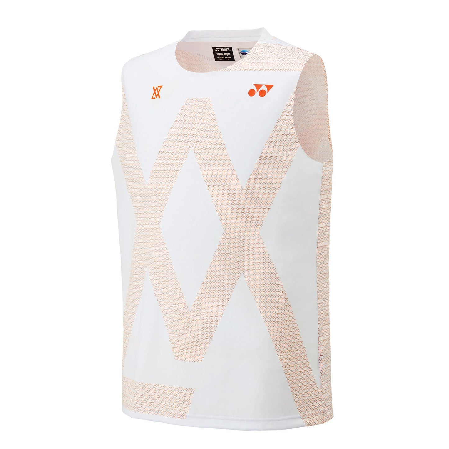YONEX SLEEVELESS TOP # 10687YX FLASH ORANGE 2XL
