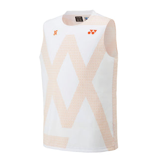 YONEX SLEEVELESS TOP # 10687YX FLASH ORANGE 2XL