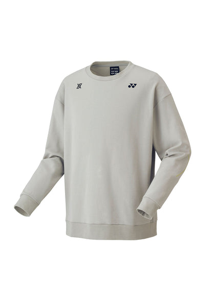 YONEX UNISEX SWEAT SHIRT # 30101YX GRAYISH BEIGE 2XL