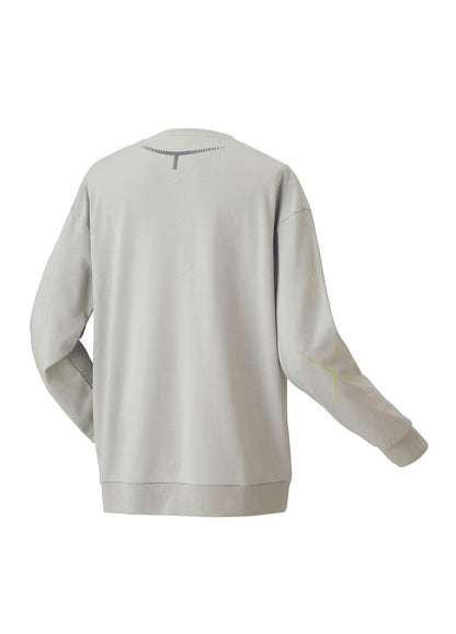 YONEX UNISEX SWEAT SHIRT # 30101YX GRAYISH BEIGE 2XL