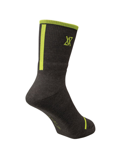 YONEX SPORT CREW SOCKS # 19248YX BLACK L