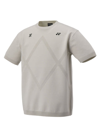 YONEX UNISEX SWEATER # 30104EX GRAYISH BEIGE 2XL