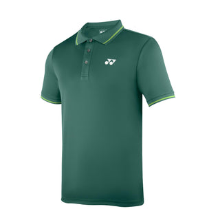 YONEX MEN'S POLO T-SHIRT # PM-S092-2402-EASY-22-S BOTTLE GRE