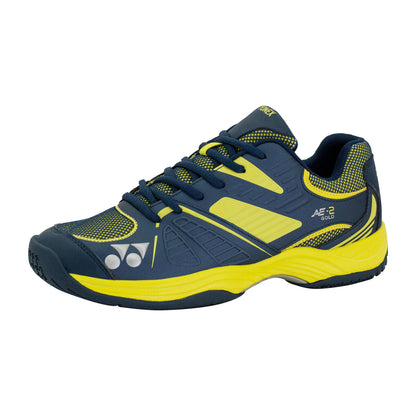 YONEX MENS BADMINTON SHOES # AE-2 GOLD Black Blue Silver 23.