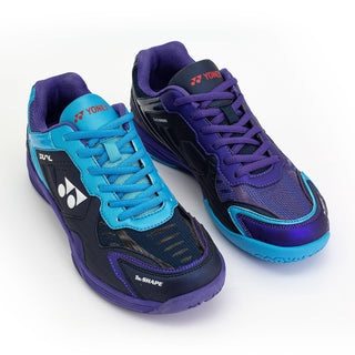 YONEX MENS BADMINTON SHOES # DUAL BLACK / AQUA BLUE/ WARM RE