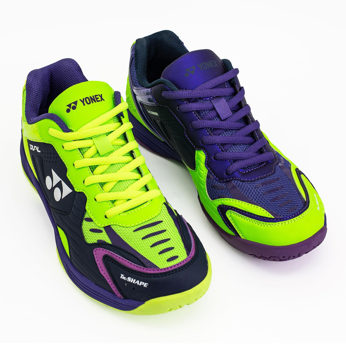 YONEX MENS BADMINTON SHOES # DUAL BLACK / AQUA BLUE/ WARM RE