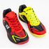 YONEX MENS BADMINTON SHOES # DUAL BLACK / AQUA BLUE/ WARM RE
