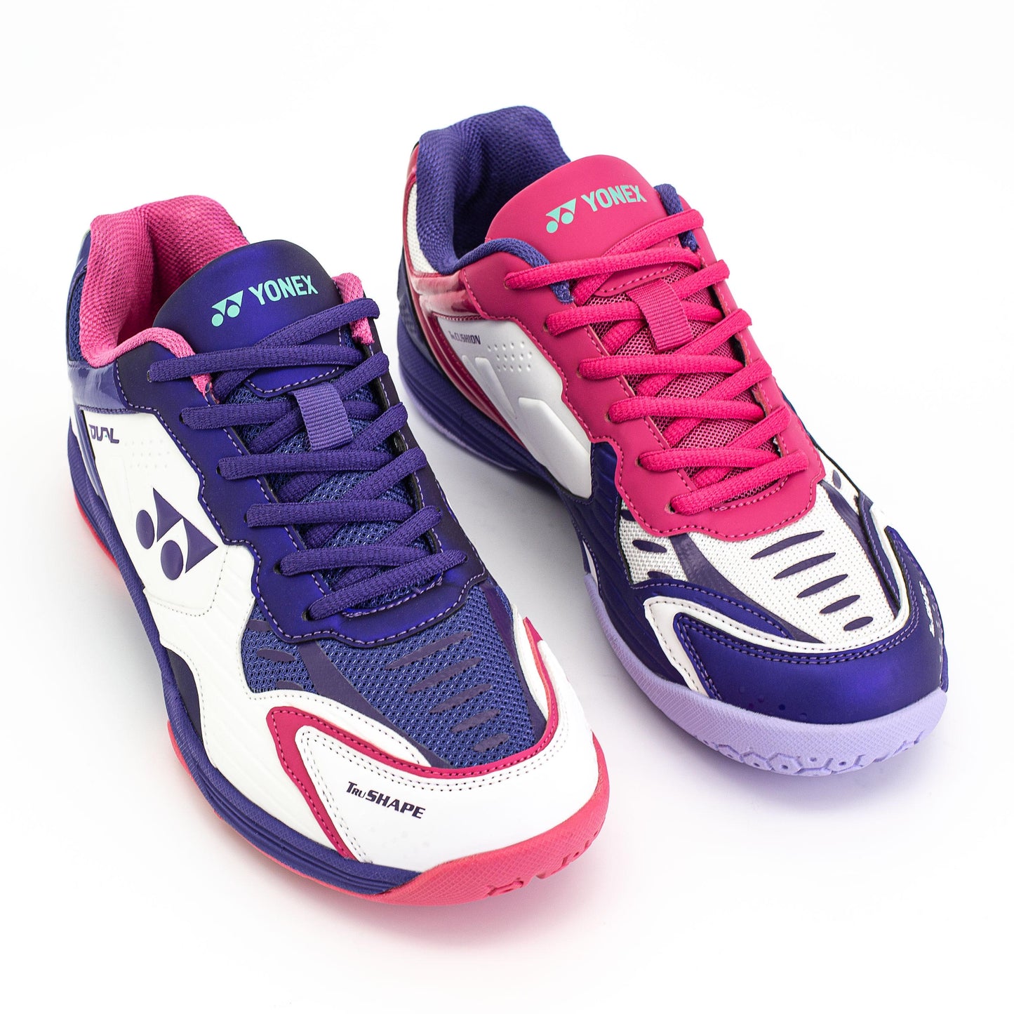 YONEX MENS BADMINTON SHOES # DUAL BLACK / AQUA BLUE/ WARM RE