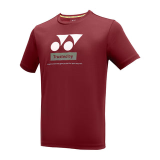 YONEX MEN'S ROUND NECK T-SHIRT # RM-K024-2404-CC22-S JET BLA