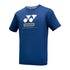 YONEX MEN'S ROUND NECK T-SHIRT # RM-K024-2404-CC22-S JET BLA