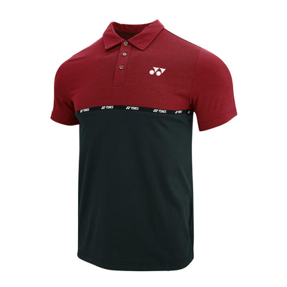 YONEX MEN'S POLO T-SHIRT # PM-S092-2418-CC22-S GREY/JET BLAC