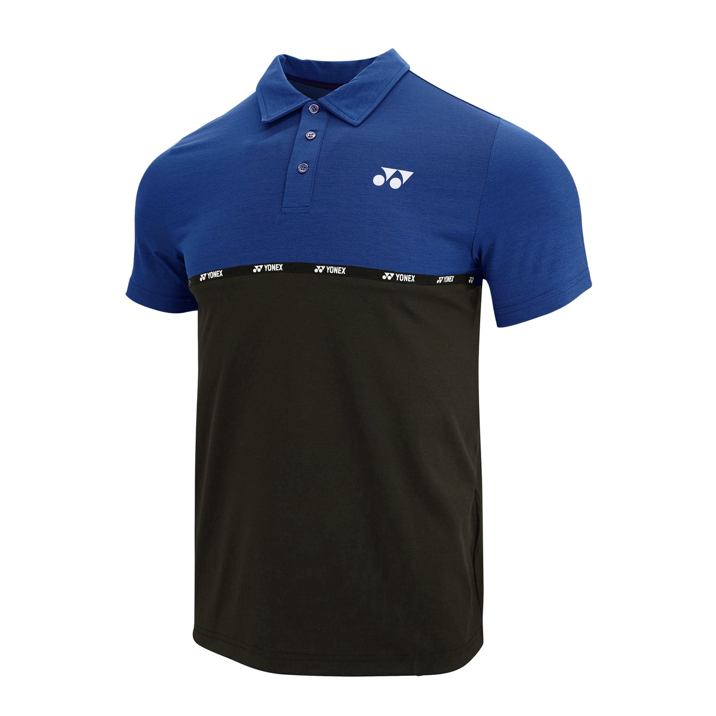 YONEX MEN'S POLO T-SHIRT # PM-S092-2418-CC22-S GREY/JET BLAC