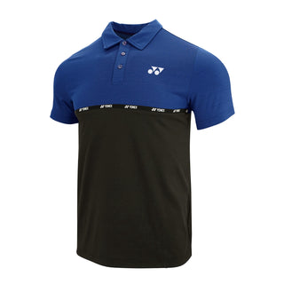 YONEX MEN'S POLO T-SHIRT # PM-S092-2418-CC22-S GREY/JET BLAC