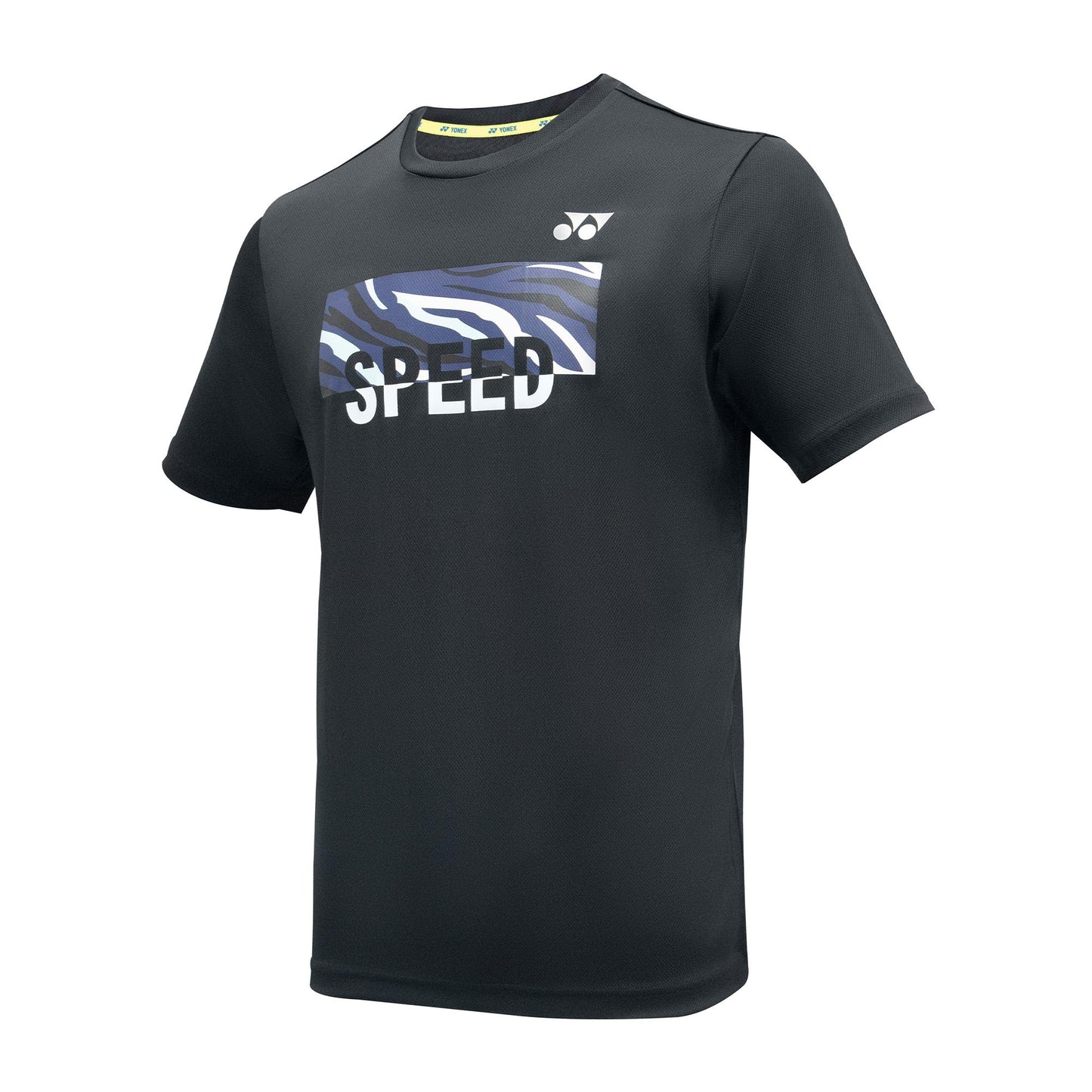 YONEX MEN'S ROUND NECK T-SHIRT # RM-K024-2410-CC22-S JET BLA