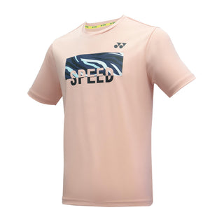 YONEX MEN'S ROUND NECK T-SHIRT # RM-K024-2410-CC22-S JET BLA