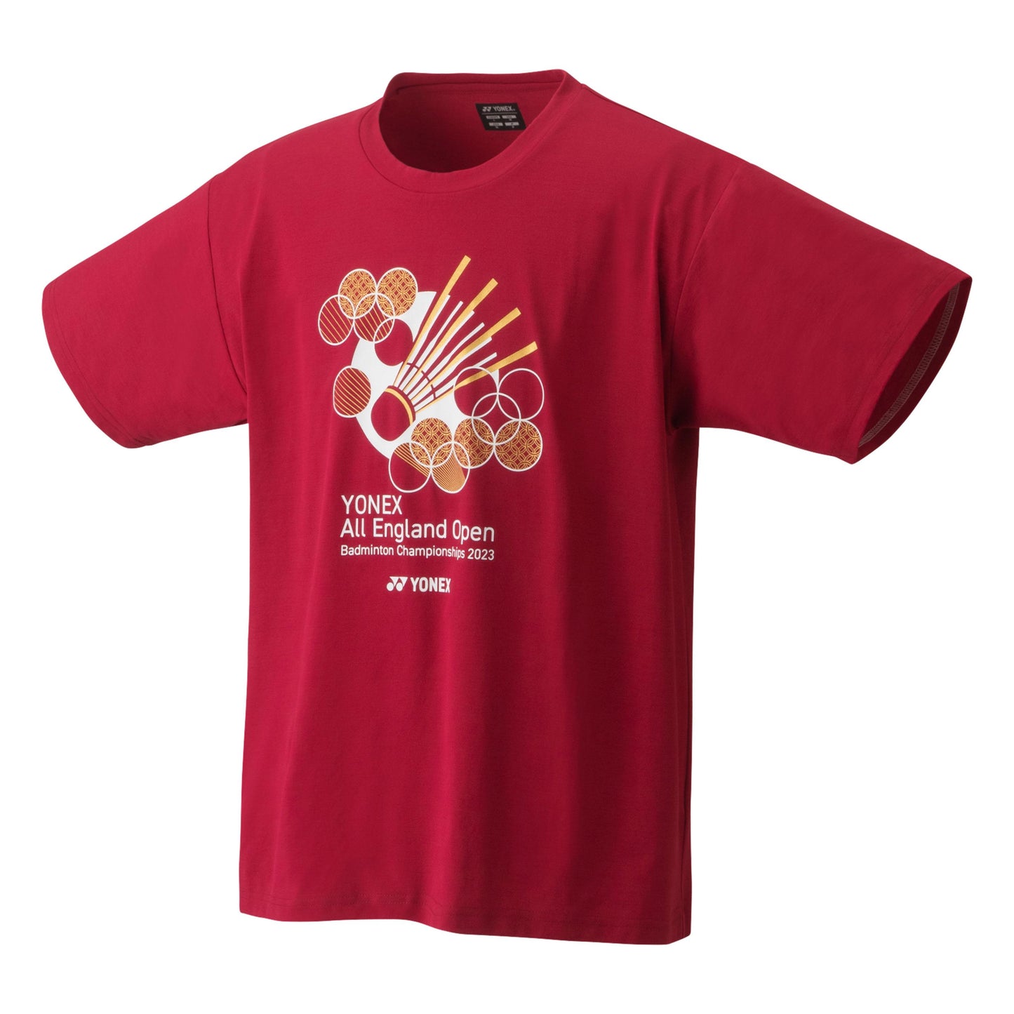 YONEX TEXTILE ROUND NECK UNISEX  T-SHIRT # YOB23001EX BLACK