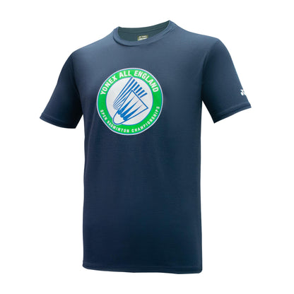 YONEX TEXTILE ROUND NECK UNISEX  T-SHIRT # YOB23002EX BLACK