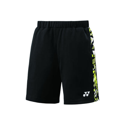 YONEX MEN'S SHORTS # 15155EX BLACK/YELLOW 2XL