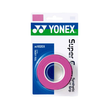 YONEX SUPER GRAP GRIP TAPE #AC 102EX  (3 IN 1) ASSORTED ZZZZ