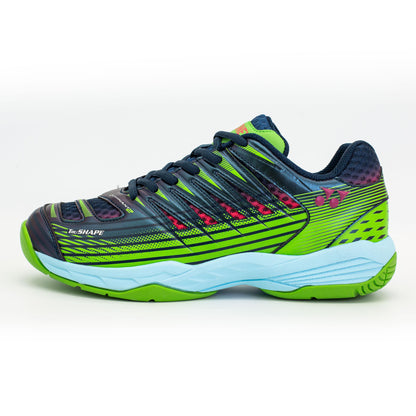 YY MENS BADMINTON SHOES # TOUR DOMINANT -2 JR BLACK / NEON Y