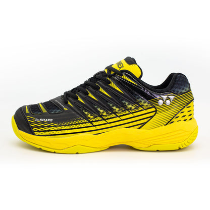 YY MENS BADMINTON SHOES # TOUR DOMINANT -2 JR BLACK / NEON Y