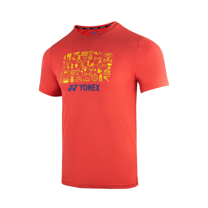 YONEX JUNIOR ROUND NECK T-SHIRT #RJ-S092-2327-PLAY3-S MAJOLI