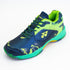 YY MENS BADMINTON SHOES # ARMA FORCE BLACK/DEEP LAGGOON/ACID