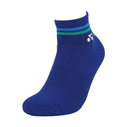 YONEX MEN'S SOCKS  # SSM-1081-MP5-S BEIGE/GREEN 1IN1