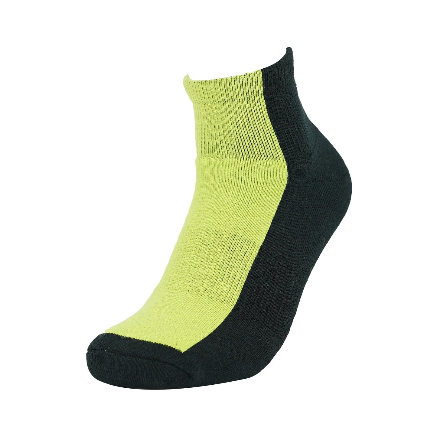 YONEX MEN'S SOCKS  # SSM-1073-MP5-S BLACK / NEON 1IN1