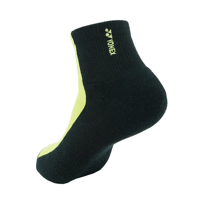 YONEX MEN'S SOCKS  # SSM-1073-MP5-S BLACK / NEON 1IN1