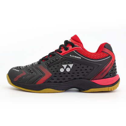 YY MENS BADMINTON SHOES # AERO COMFORT 5 BLACK/RED 24.5