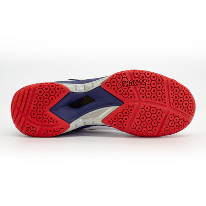 YY MENS BADMINTON SHOES # KIWAMI FADDED RED / DARK OCEANIC 2